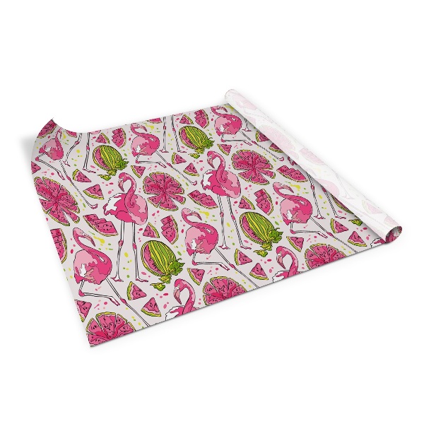 Folie autocolanta mobila Pepene verde flamingo