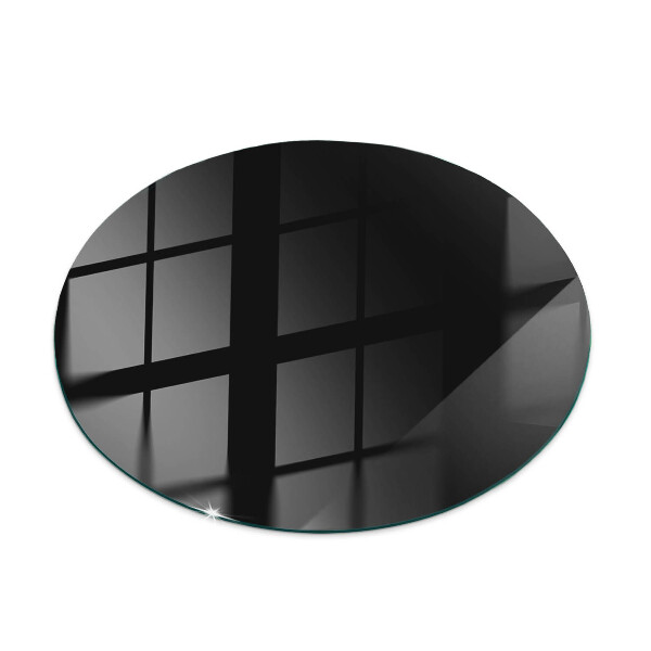Blat de sticlă Negru solid elegant