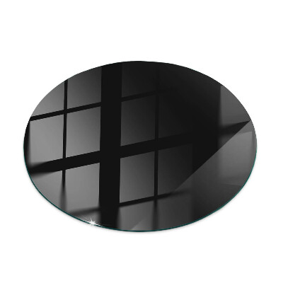 Blat de sticlă Negru solid elegant