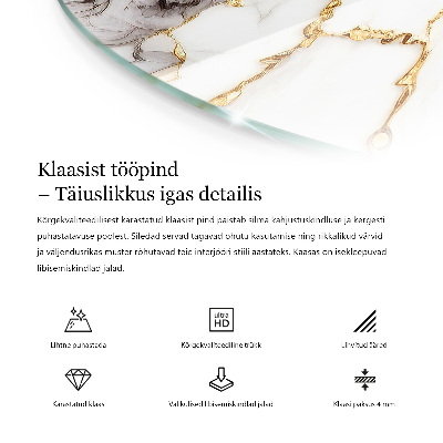 Blat de sticlă Structură ecologică din lemn