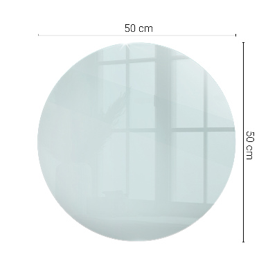 Blat masă rotund transparentă