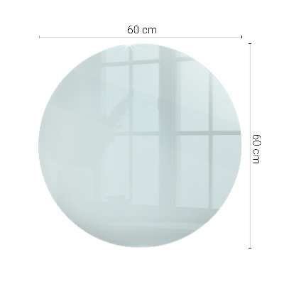 Blat masă rotund transparentă