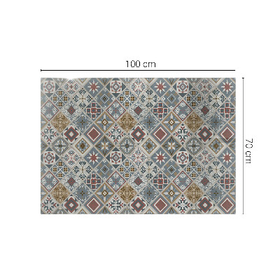 Blat masă Modele de mozaic cu ornamente