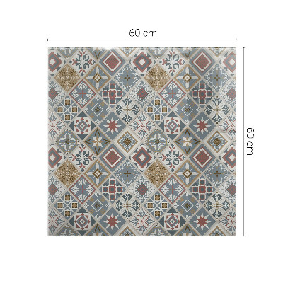 Blat masă Modele de mozaic cu ornamente