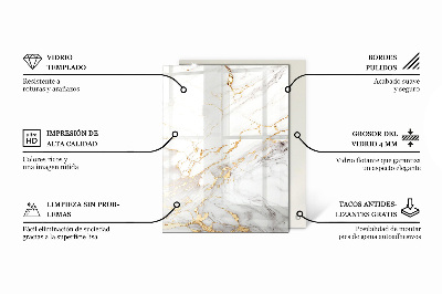 Blat masă Venauri de marmură în design