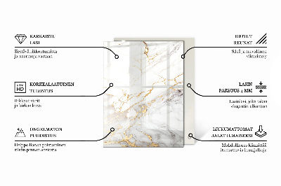 Blat masă Venauri de marmură în design