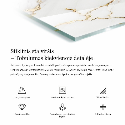 Blat masă Venauri de marmură în design