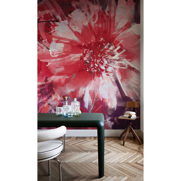 Fototapet Grădină în roșu