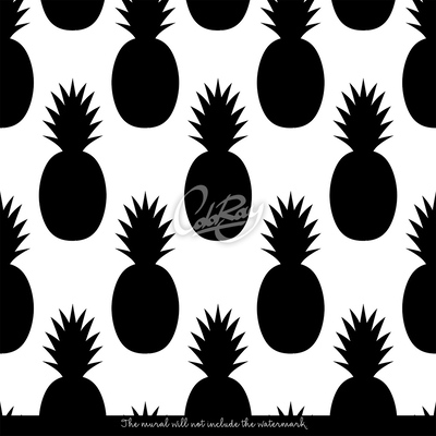 Fototapet Umbre de designer de ananas