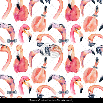 Fototapet Flamingos roz nebun