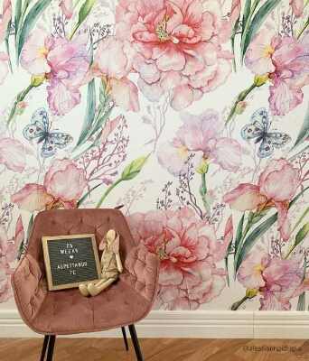 Fototapet Farmecul maiestuos al bujorilor