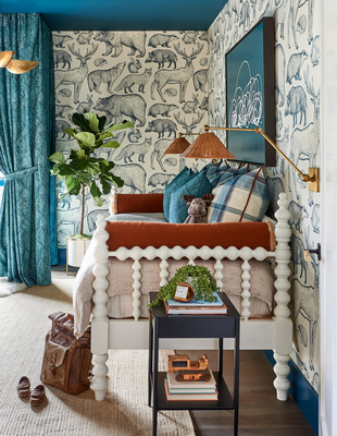 Fototapet O vizită la animale de pădure