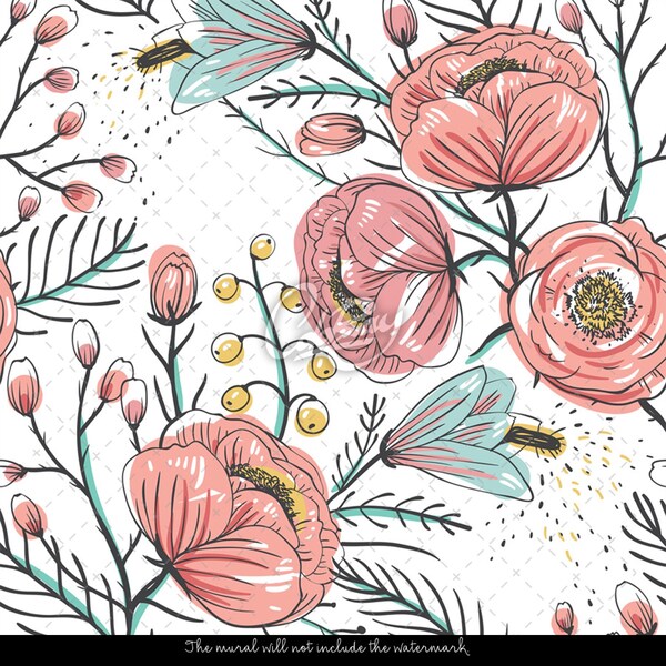 Fototapet Toamna anemonei