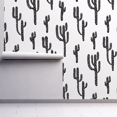 Fototapet Cactus scandinav