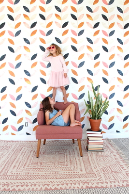 Fototapet Lanțuri de frunze