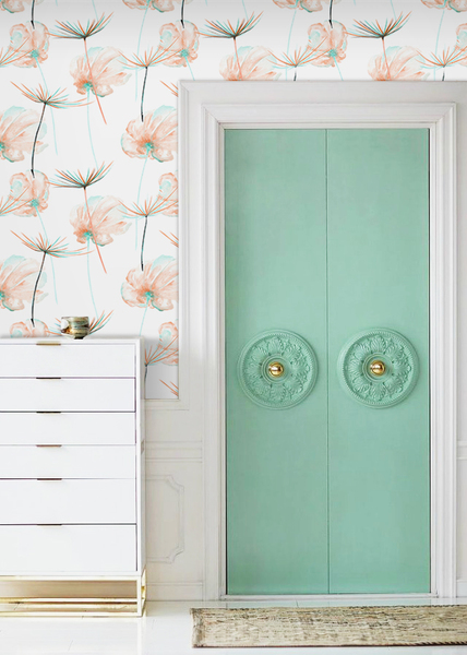 Fototapet Maki în vânt