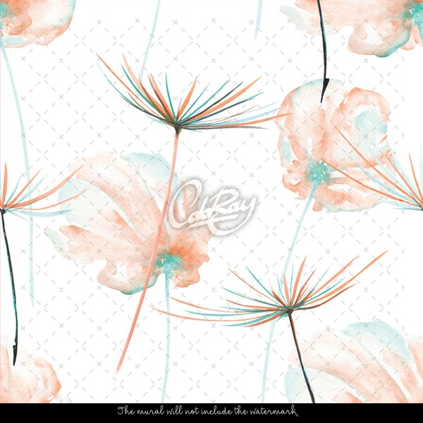 Fototapet Maki în vânt