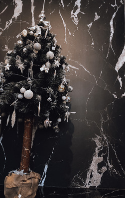 Fototapet Eleganța marmurii negre