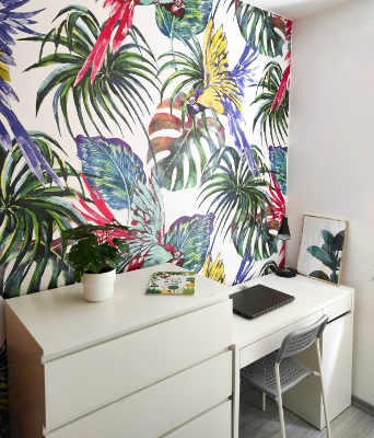 Fototapet În lumea papagalilor fabuloși