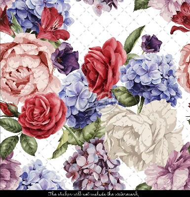 Sticker pentru scari Buchete florale