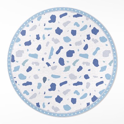 Covor rotund din vinil Model decorativ de piatră ilustrație de gresie