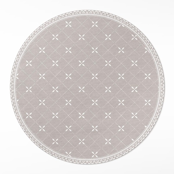 Covor rotund din vinil Model decorativ minimalist elegant