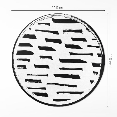 Covor rotund din vinil Abstracție modernă minimalistă