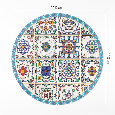 Covor rotund din vinil Plăci decorative pentru podea