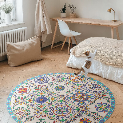Covor rotund din vinil Plăci decorative pentru podea