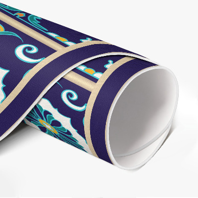 Covor rotund din vinil Plăci elegante întunecate
