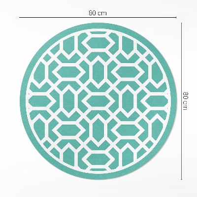 Covor rotund din vinil Mozaic de dale neregulate