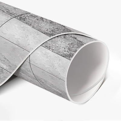 Covor rotund din vinil Piatră strălucitoare dale industriale