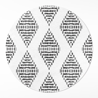 Covor rotund din vinil romburi Dash