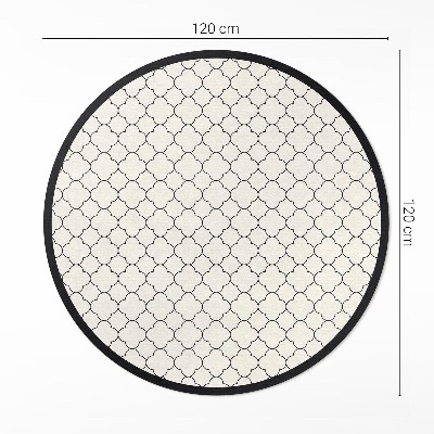 Covor rotund din vinil Model decorativ elegant