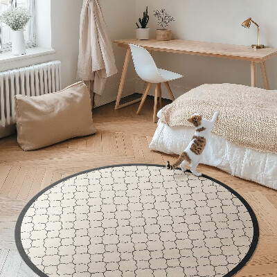 Covor rotund din vinil Model decorativ elegant