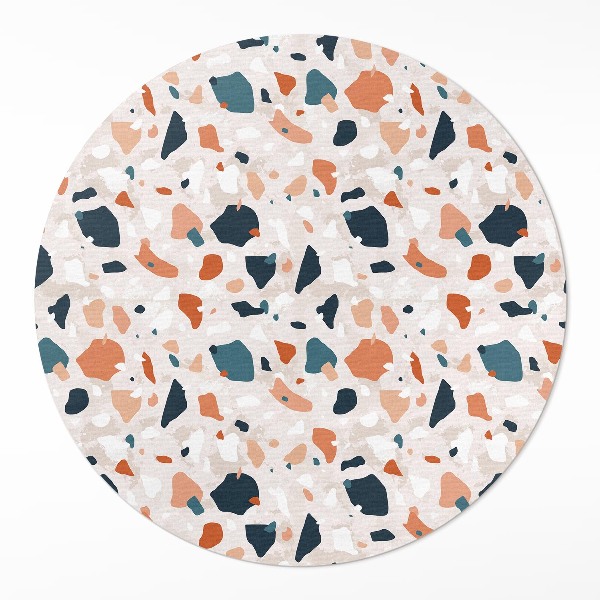 Covor rotund din vinil Pastel gresie decorativă piatră stil boho