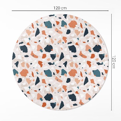 Covor rotund din vinil Pastel gresie decorativă piatră stil boho
