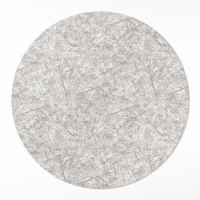 Covor rotund din vinil Model abstract imitație țesătură