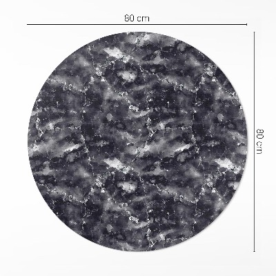 Covor rotund din vinil Piatră decorativă din marmură