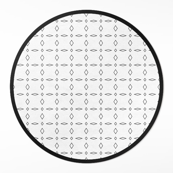 Covor rotund din vinil Ornamente moderne minimaliste
