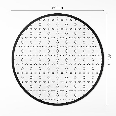 Covor rotund din vinil Ornamente moderne minimaliste
