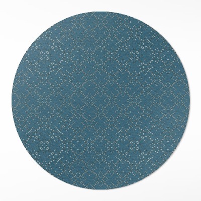 Covor rotund din vinil Model regulat de ornamente delicate