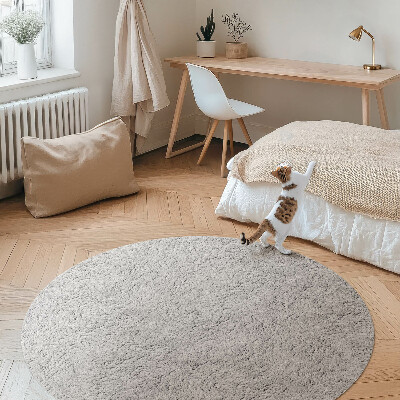 Covor rotund din vinil Piatră la modă cu textură aspră