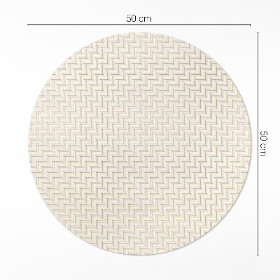 Covor rotund din vinil Parchet fin minimalist în formă de heringbone
