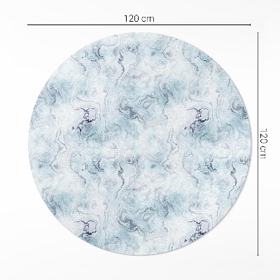 Covor rotund din vinil Scurgere de cerneală abstracție elegantă