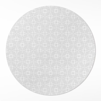 Covor rotund din vinil Model liniar decor minimalist
