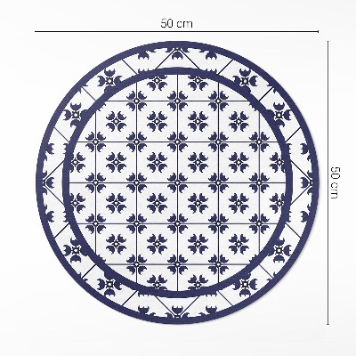 Covor rotund din vinil Plăci decorative cu mozaic decorativ