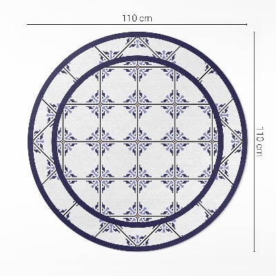 Covor rotund din vinil Dale decorative grecești
