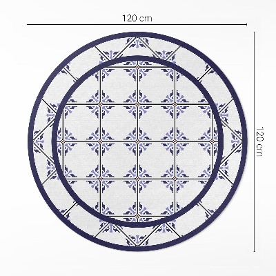 Covor rotund din vinil Dale decorative grecești