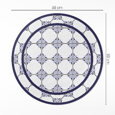 Covor rotund din vinil Dale decorative grecești
